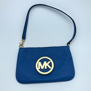 Michael Kors Blue Wristlet